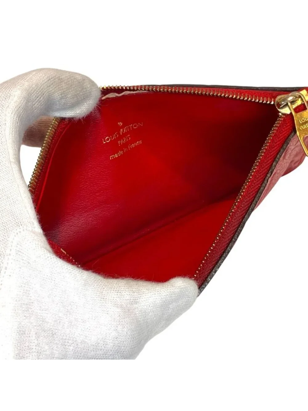 Louis Vuitton Portefeuille Clemence Monogram Empreinte Wallet Canvas